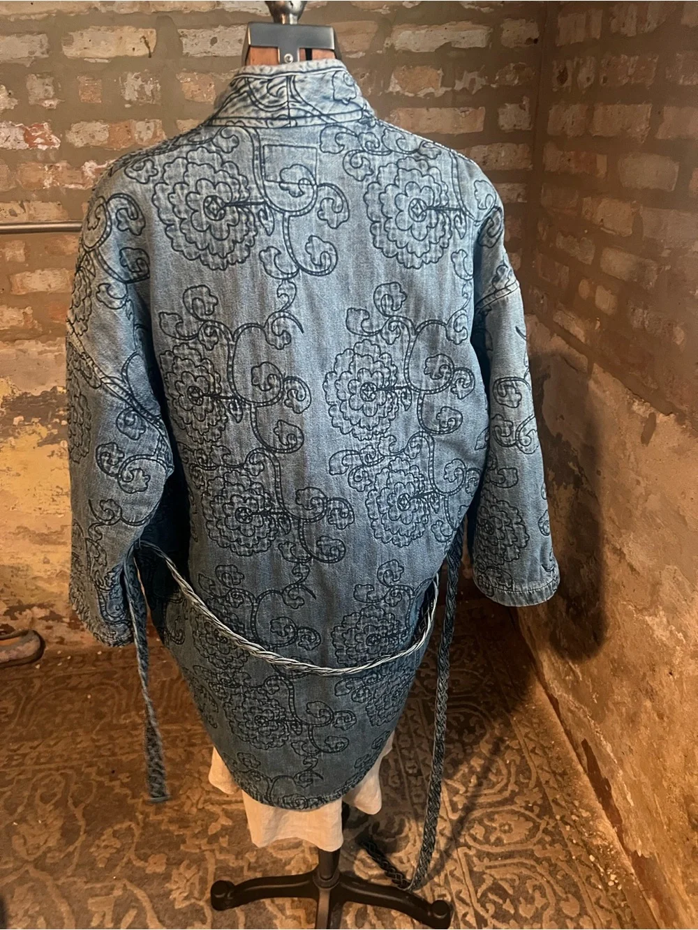 Lucky Brand quilted denim kimono. Woman’s size small